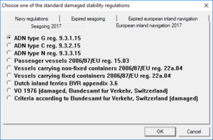 European inland navigation 2017 damage stability criteria