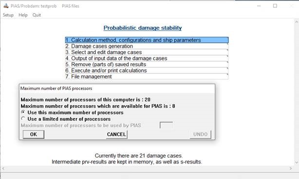 Maximum number of PIAS processors