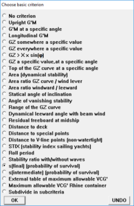 basic 2017 stability criteria